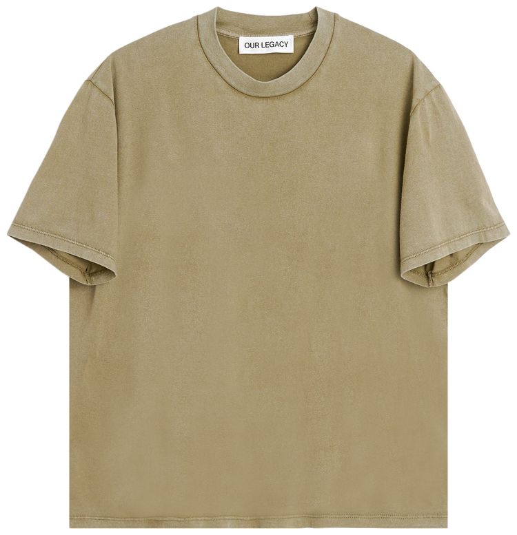Our Legacy Box T Shirt Cavalry Olive