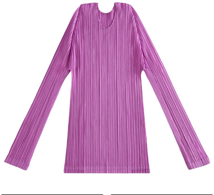 Pleats Please Issey Miyake January Shirt Purple