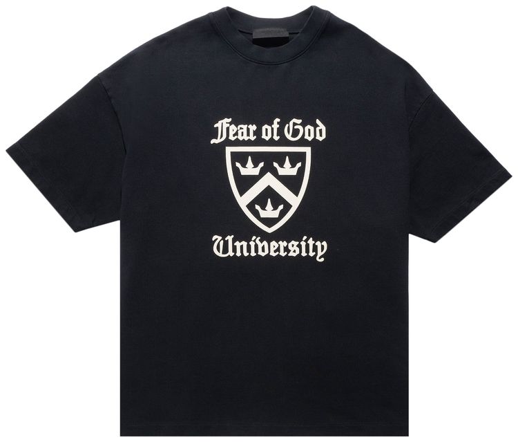 Fear of God Essentials University T Shirt Black