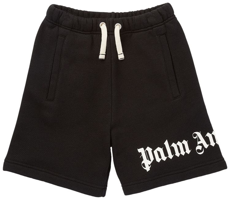 Palm Angels Kids Classic Overlogo Sweatshort BlackWhite