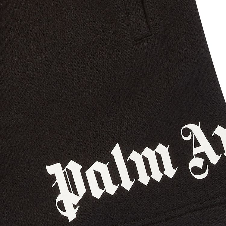 Palm Angels Kids Classic Overlogo Sweatshort BlackWhite