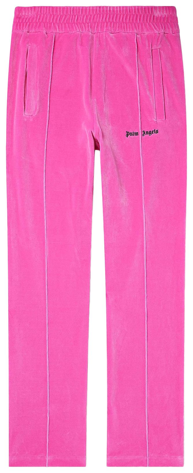Palm Angels Velvet Track Pants Pink