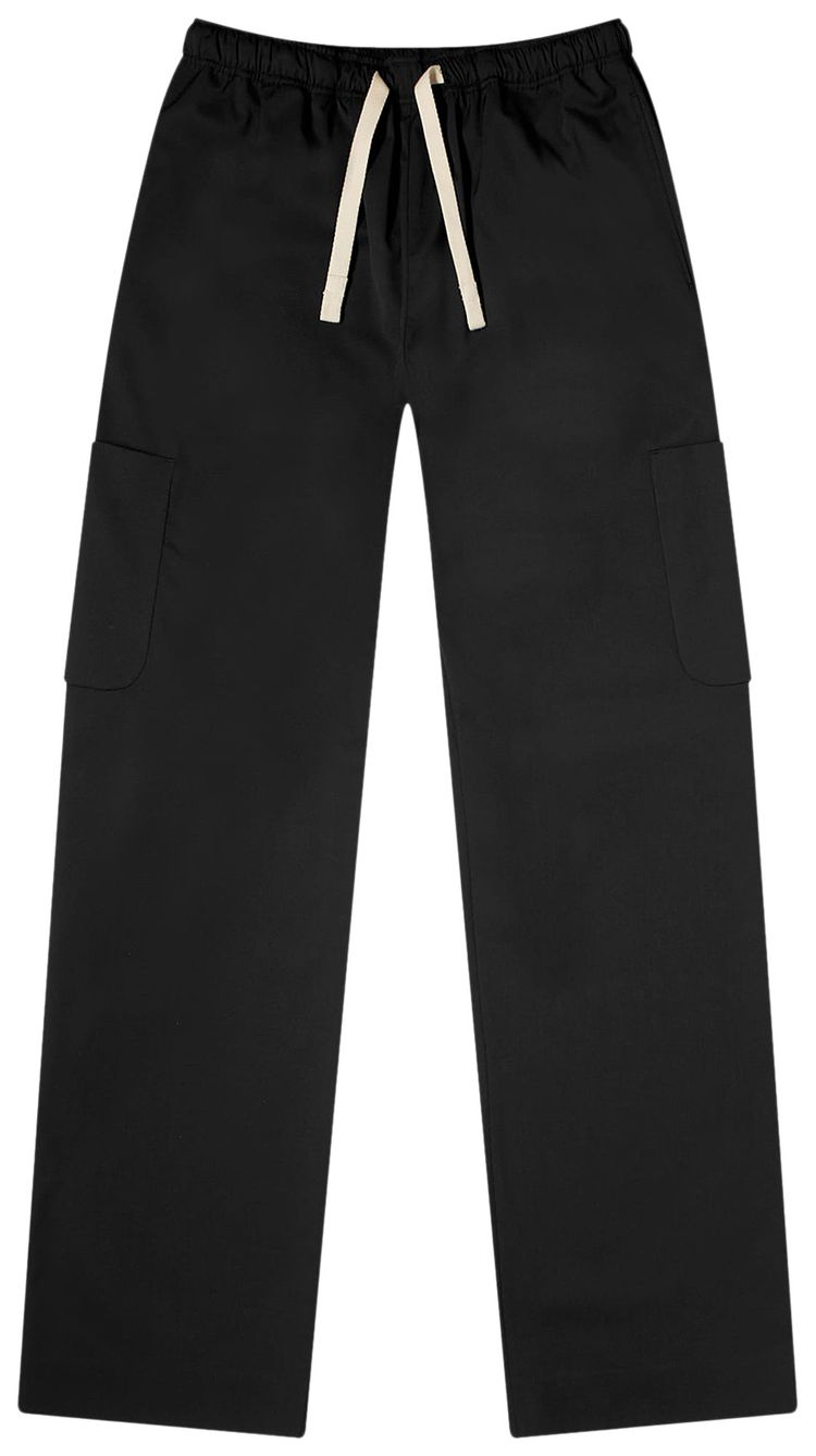 Palm Angels Monogram Loose Pants Black