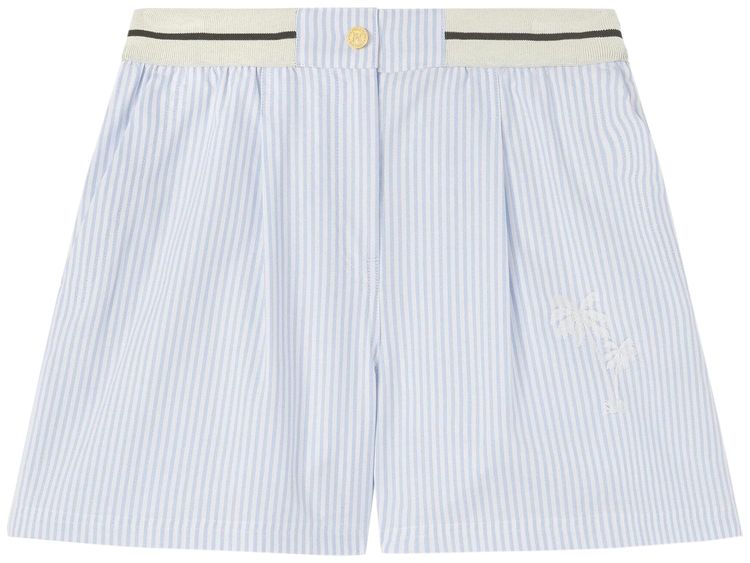Palm Angels Palms Stripes Boxer Shorts Light Blue