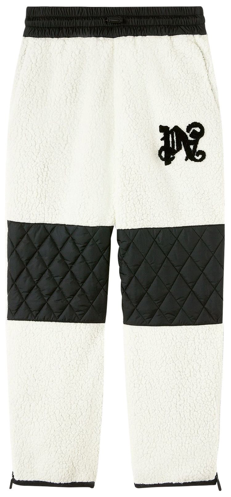 Palm Angels Monogram Cozy Ski Pants WhiteBlack