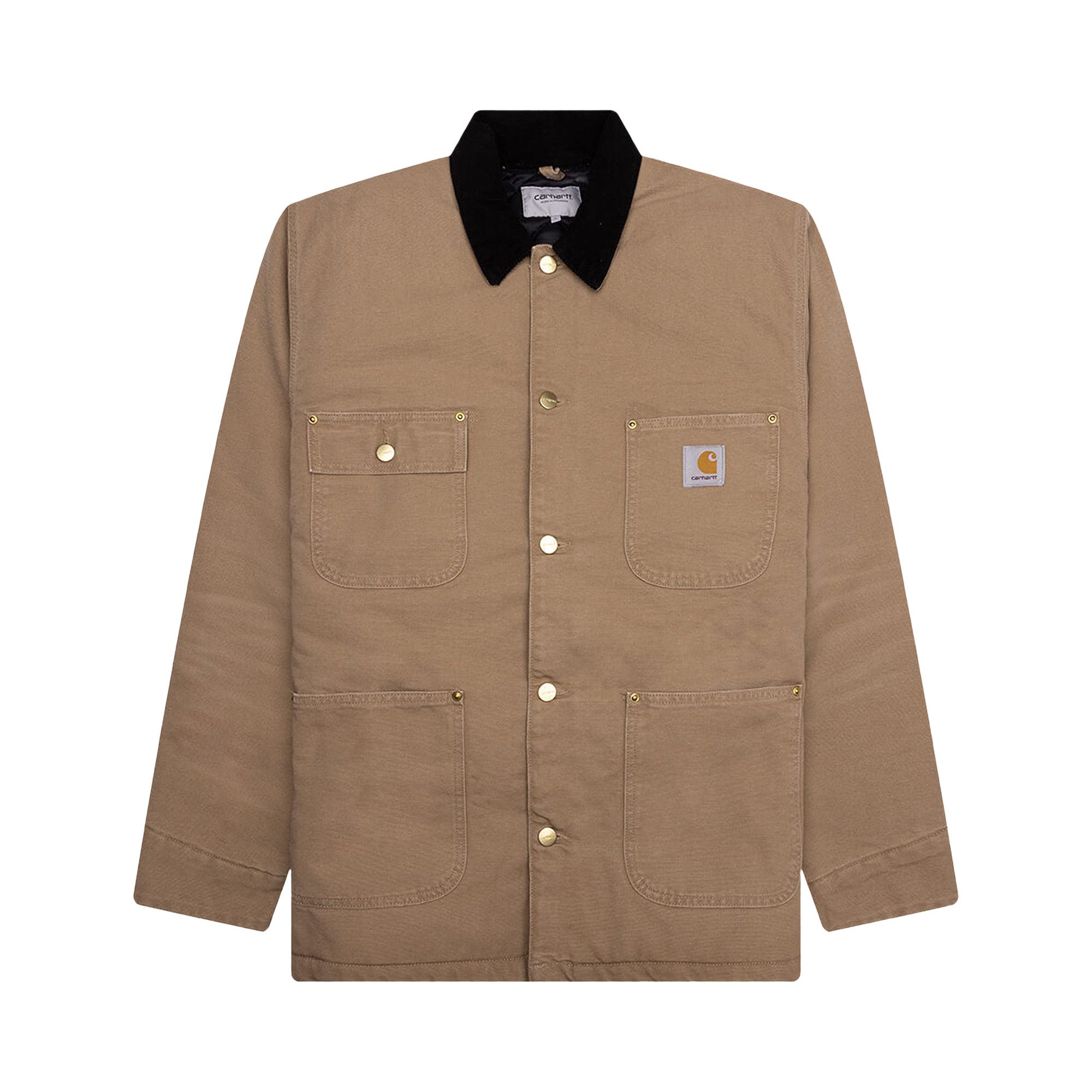 Buy Carhartt WIP OG Chore Coat 'Peanut/Black' - I027357 PEAN | GOAT