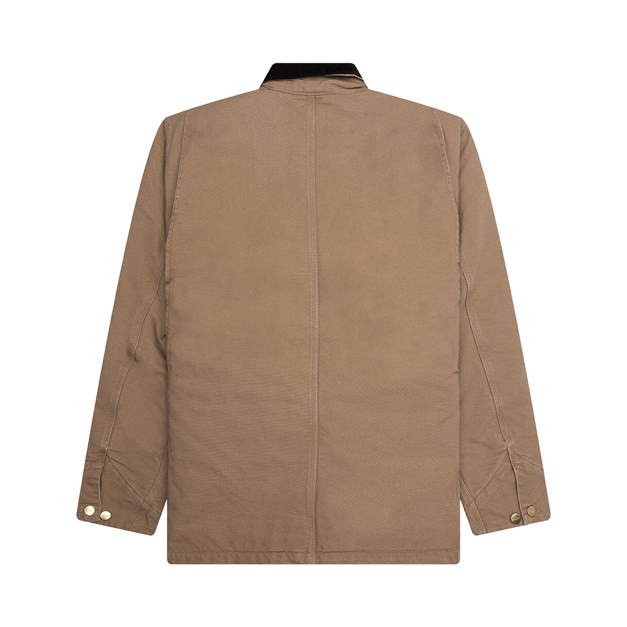 Buy Carhartt WIP OG Chore Coat 'Peanut/Black' - I027357 PEAN | GOAT
