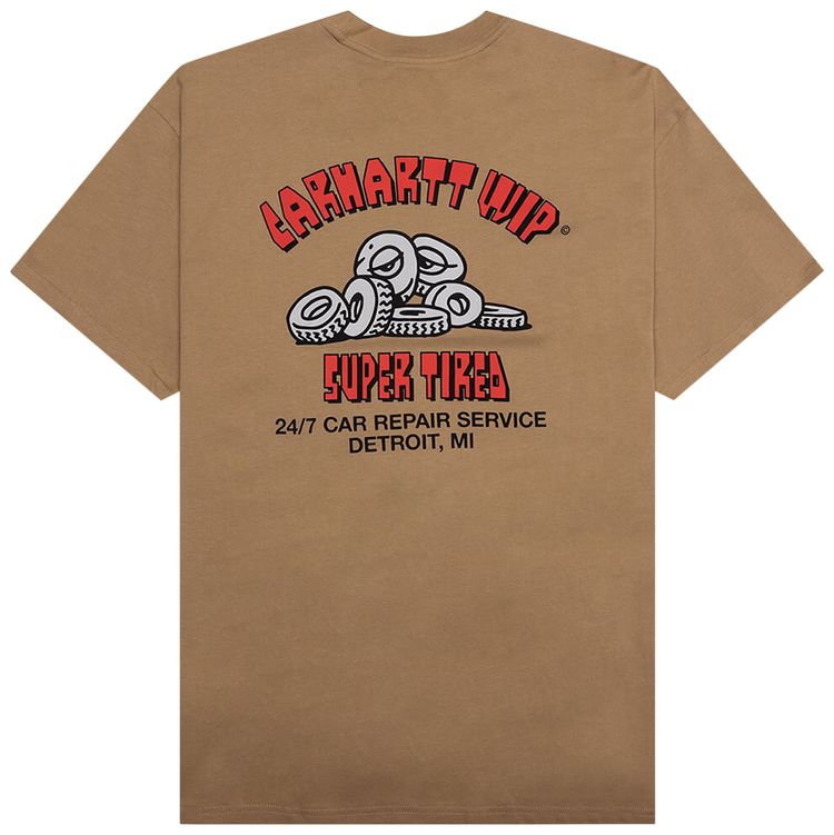 Carhartt WIP Super Tired Short Sleeve T Shirt Peanut