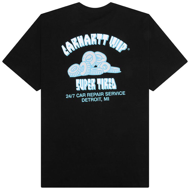 Carhartt WIP Super Tired Short Sleeve T Shirt Black