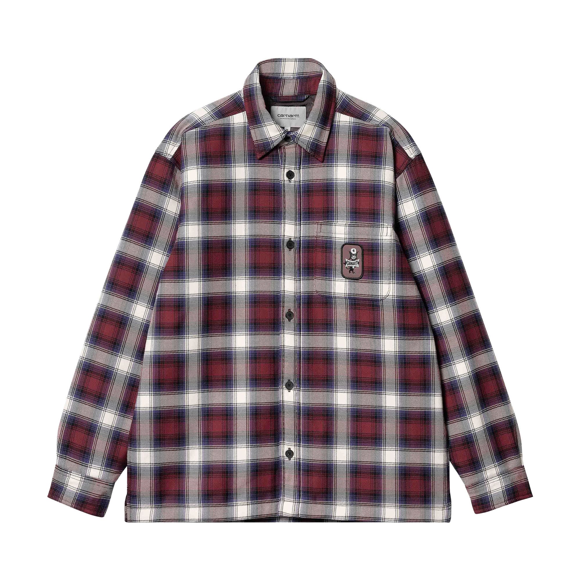 Buy Carhartt WIP Monahan Check Shirt Jacket 'Malbec' - I033778