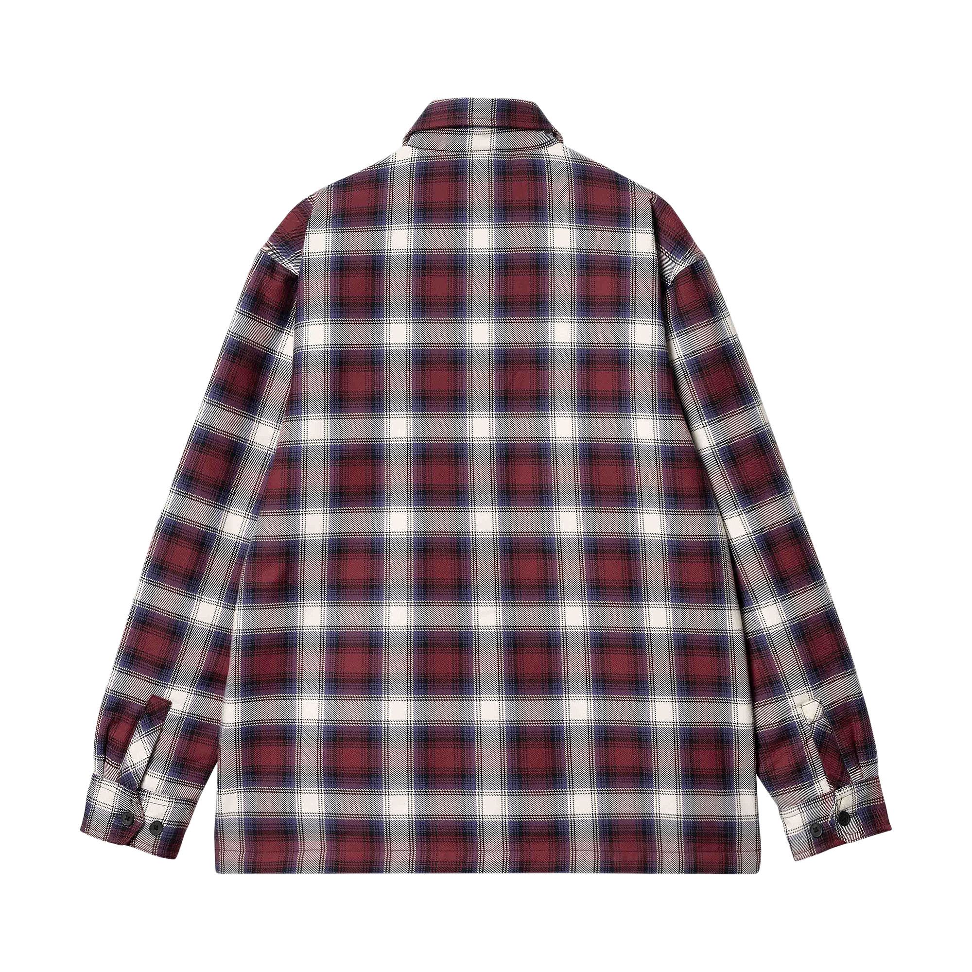 Buy Carhartt WIP Monahan Check Shirt Jacket 'Malbec' - I033778