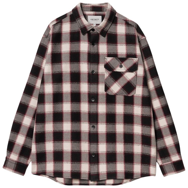 Carhartt WIP Witten Check Long Sleeve Shirt Moonbeam