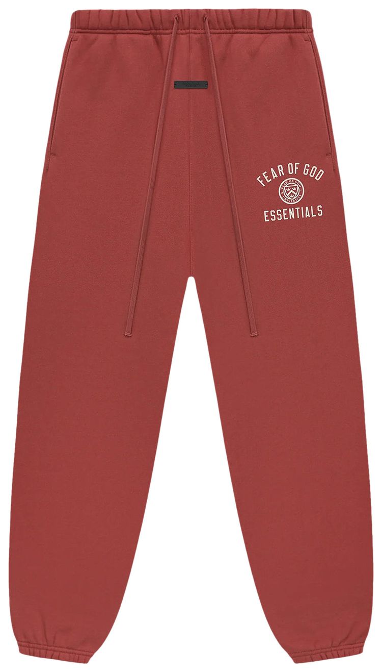 Fear of God Essentials Fleece Sweatpant Crimson Red