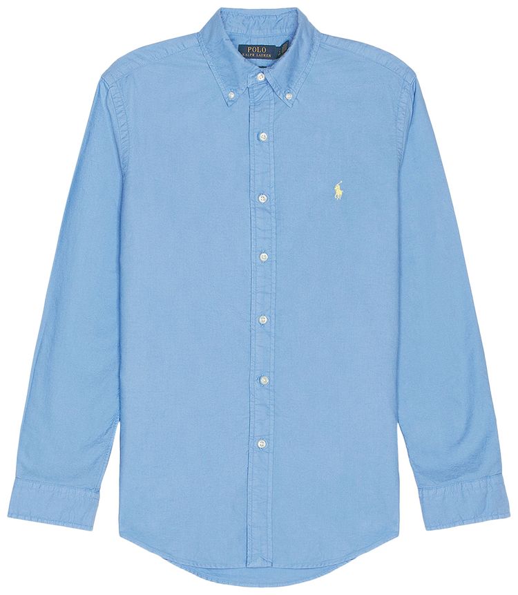 Polo Ralph Lauren Long Sleeve Oxford Shirt Harbor Island Blue