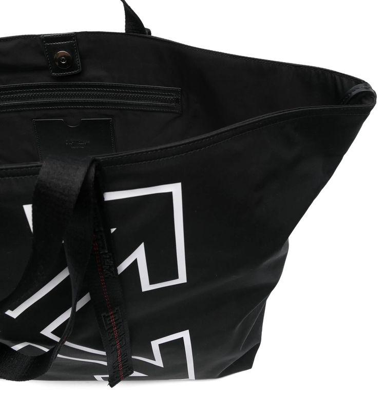 Off White Large Heritage Day Off Tote Bag Black