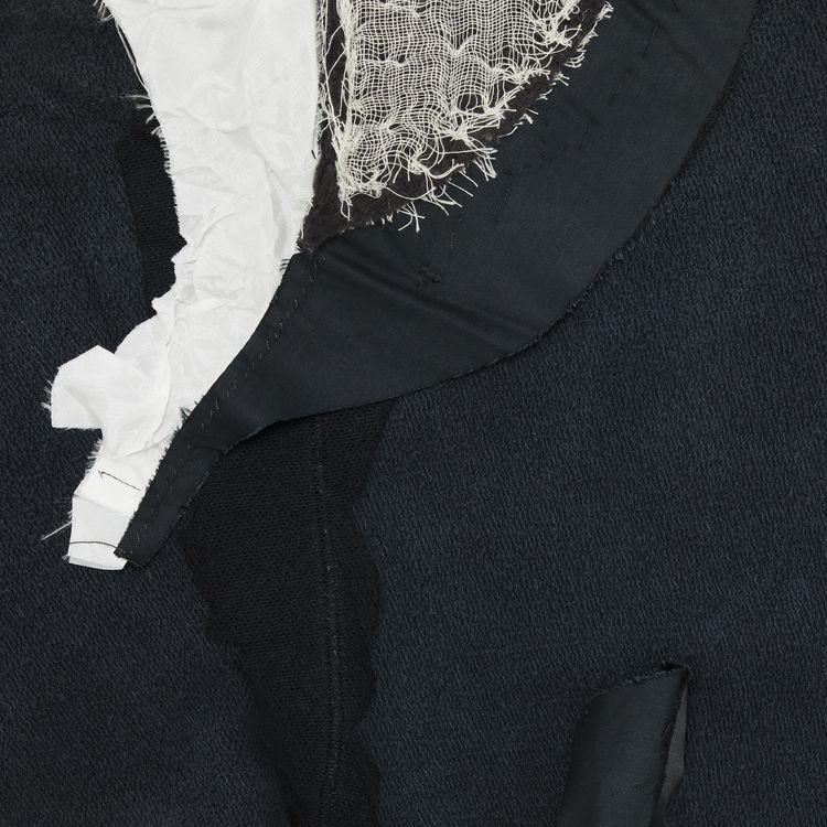 Maison Margiela Textured Jersey Sweatshirt Black
