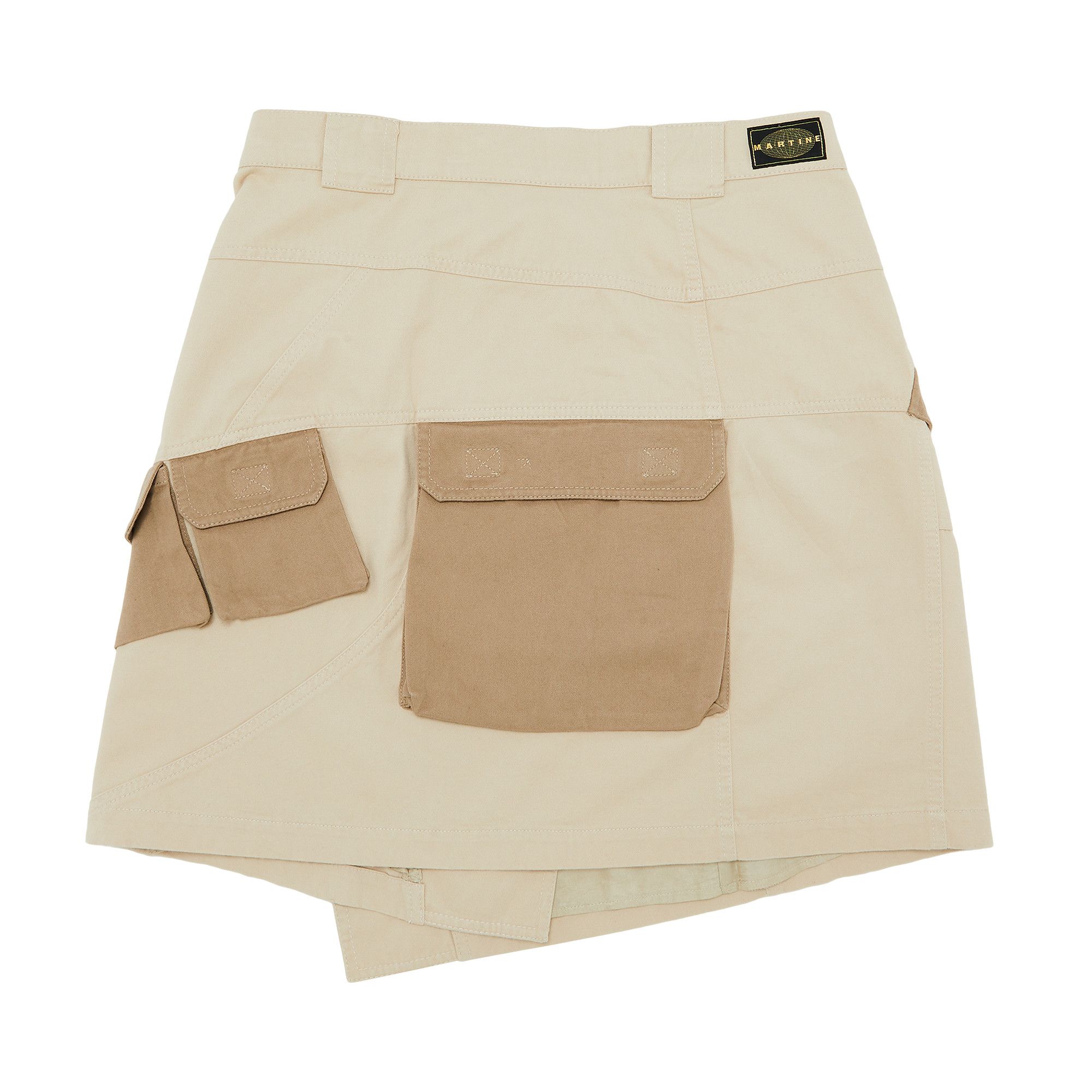 Buy Martine Rose Wrap Cargo Skirt 'Beige' - MRAW23821W BEIG