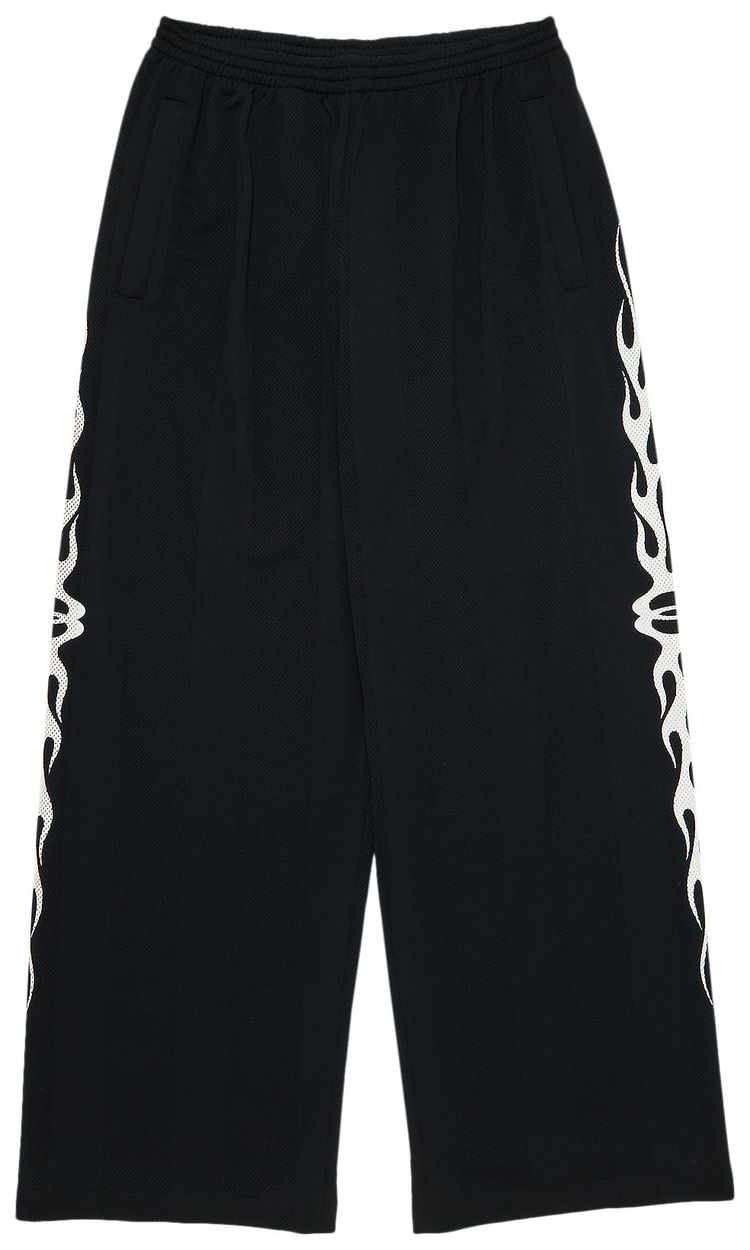 Balenciaga Burning Unity Baggy Track Pants Black