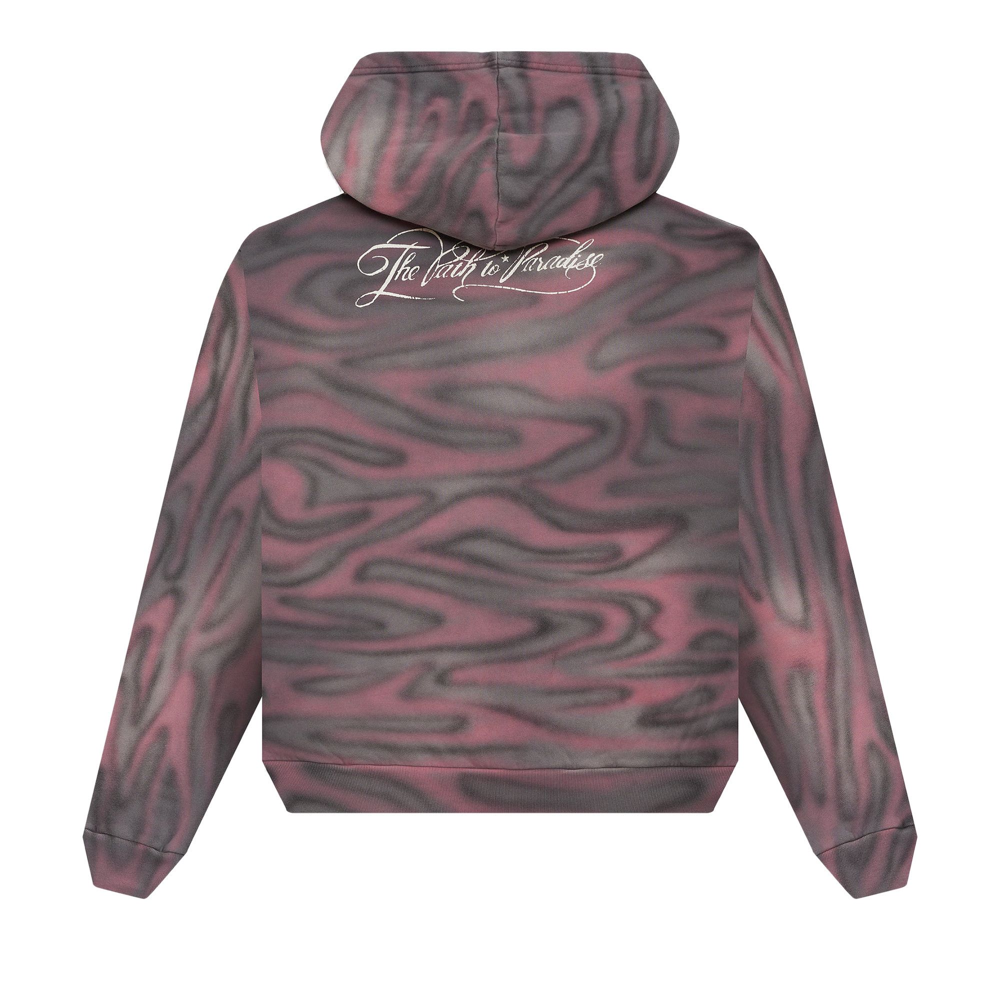 Buy Hellstar Path to Paradise Airbrush Zip-Up Hoodie 'Pink