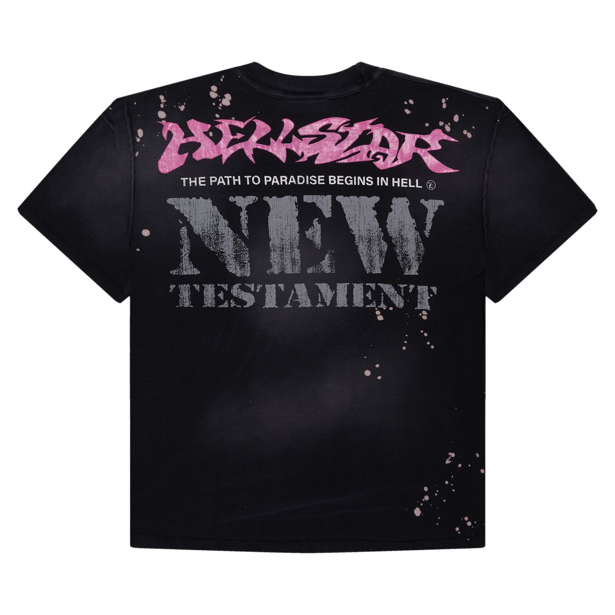 Buy Hellstar New Testament T-Shirt 'Black' - HSCXTEE04 BLAC | GOAT
