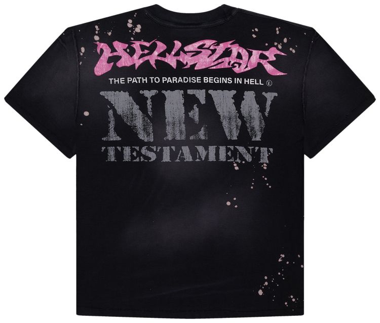Hellstar New Testament T Shirt Black
