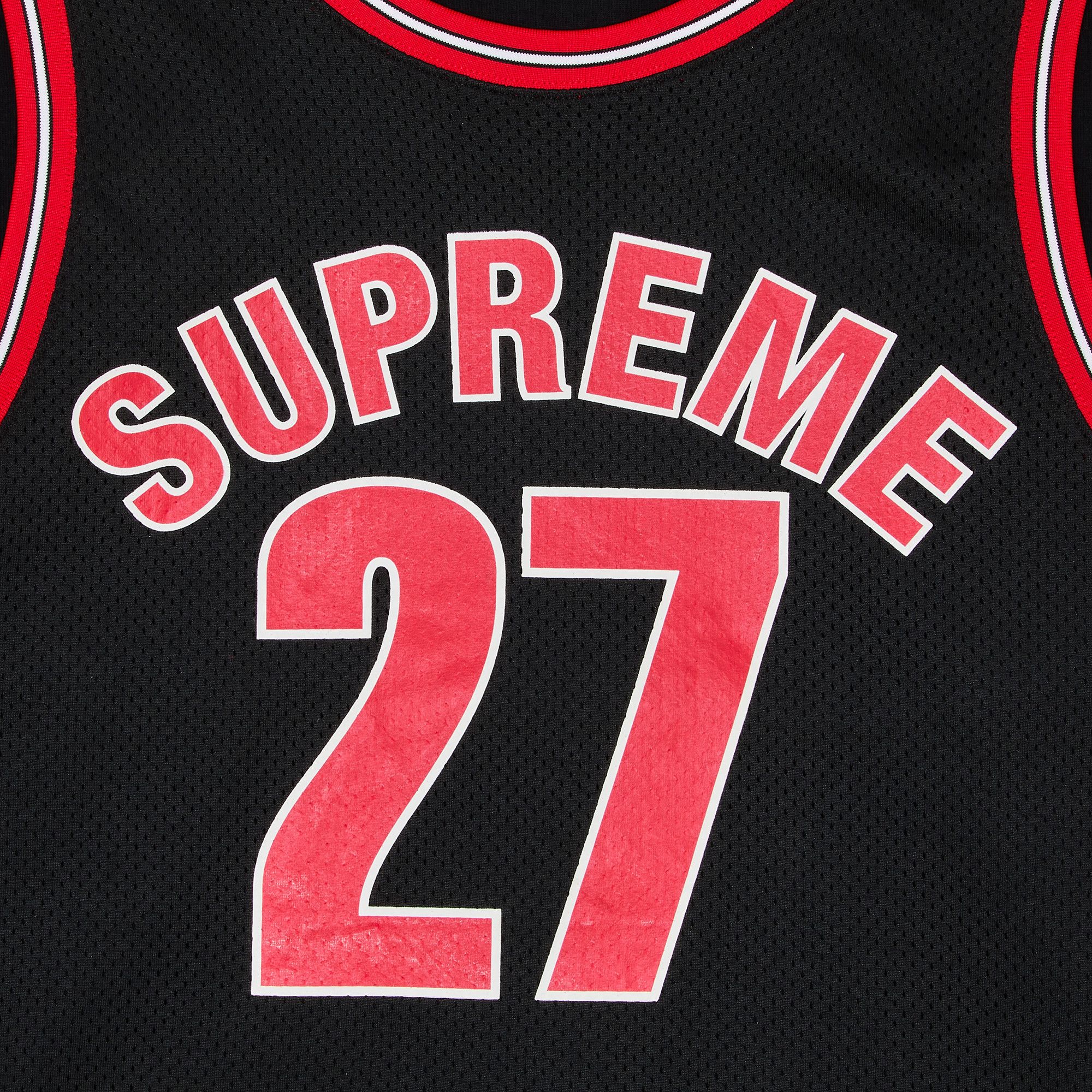 Buy Supreme Basketball Jersey Hooded Sweatshirt 'Black' - SS21SW4