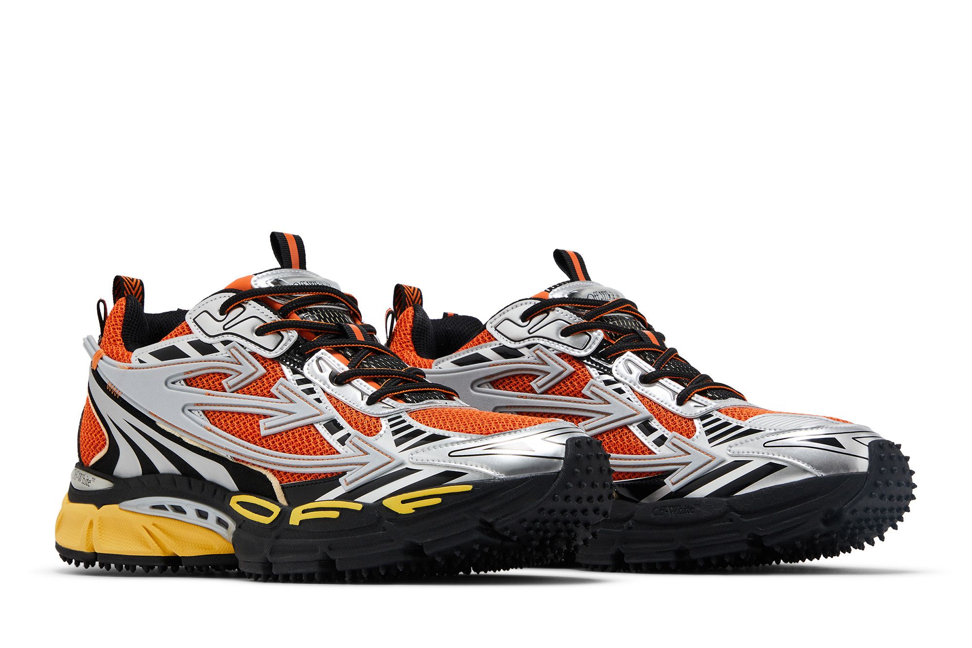 //Off-White ORANGE BOX re-cuts 正規 20ss OFF-WHITE Be Right Back Silver Orange Men's
