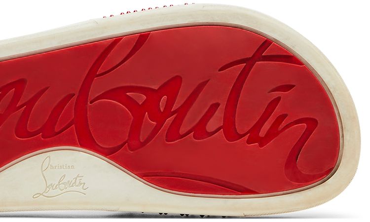 Christian Louboutin Pool Fun Slide Red