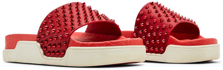 Christian Louboutin Pool Fun Slide Red