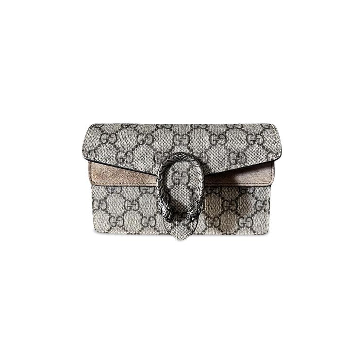 Gucci Dionysus GG Supreme Super Mini Bag Beige