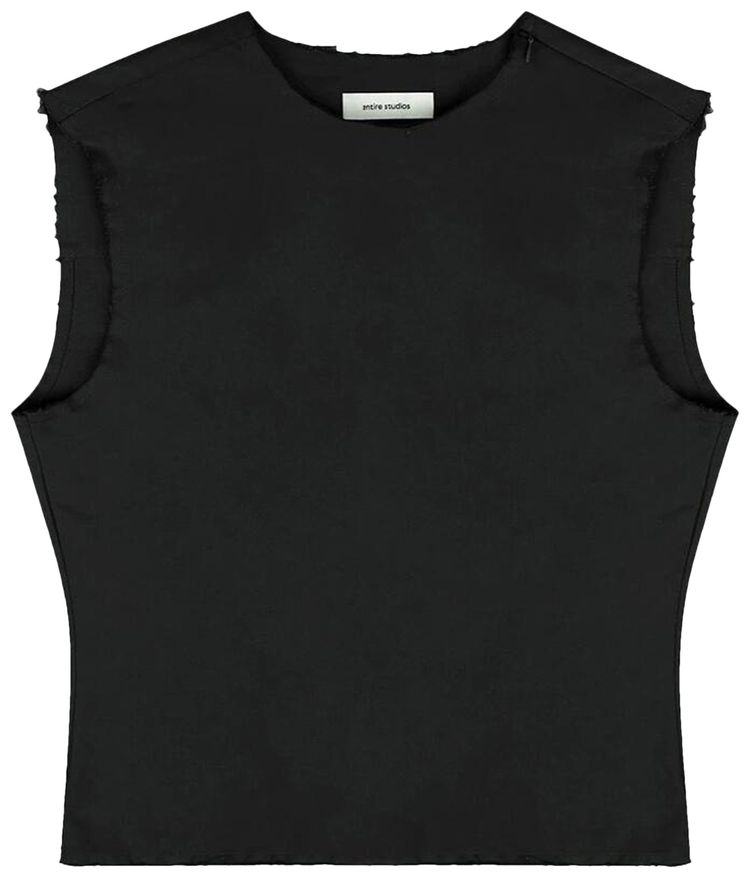 Entire Studios Tell Tank Black Wool