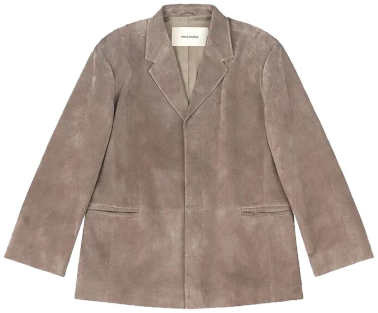 Entire Studios Single Breasted Blazer Stable Suede