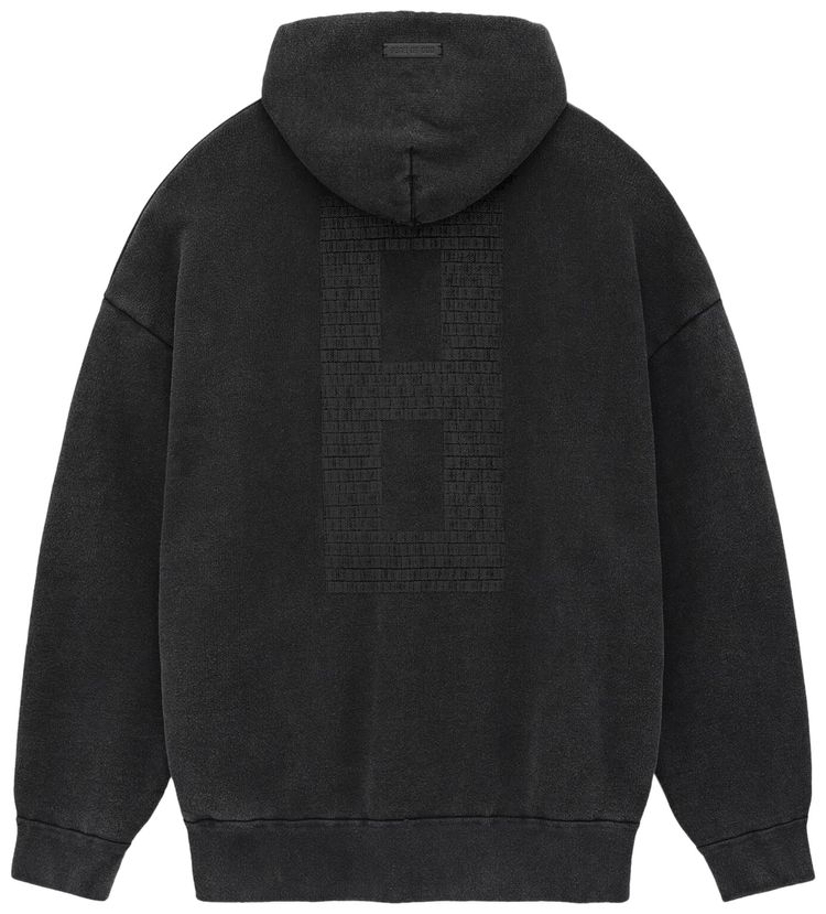 Fear of God Overlapped 8 Print Hoodie Black
