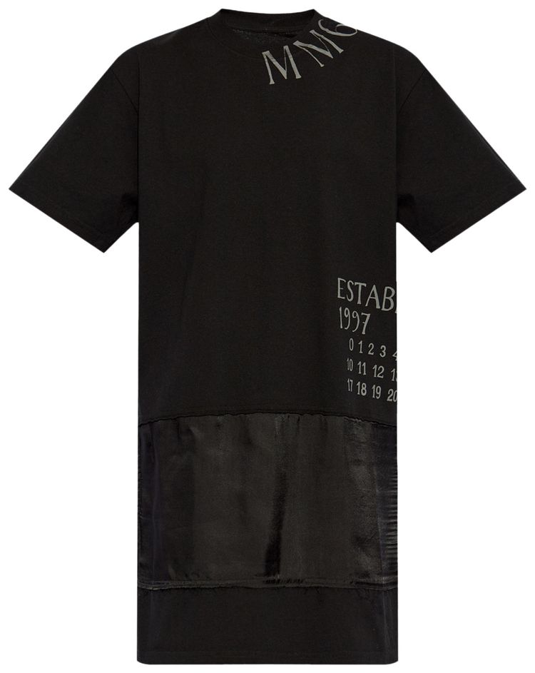 MM6 Maison Margiela Mini T Shirt Dress Black