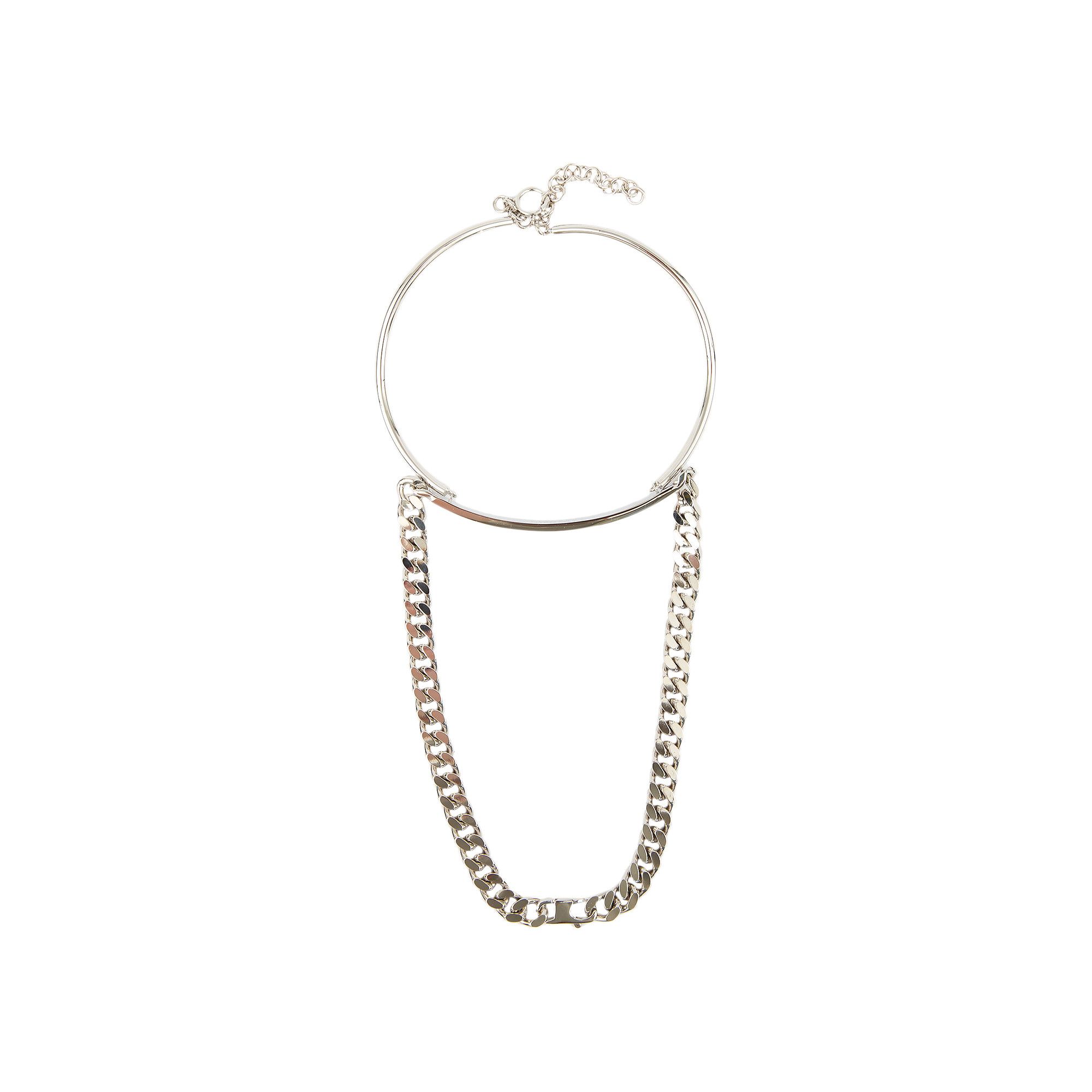 ネックレス・チョーカー MM6 MAISON MARGIELA PALLADIO BURATTATO 3 PENDANTS NECKLACE MM6 Maison Margiela Men's Number Logo Panel Necklace in