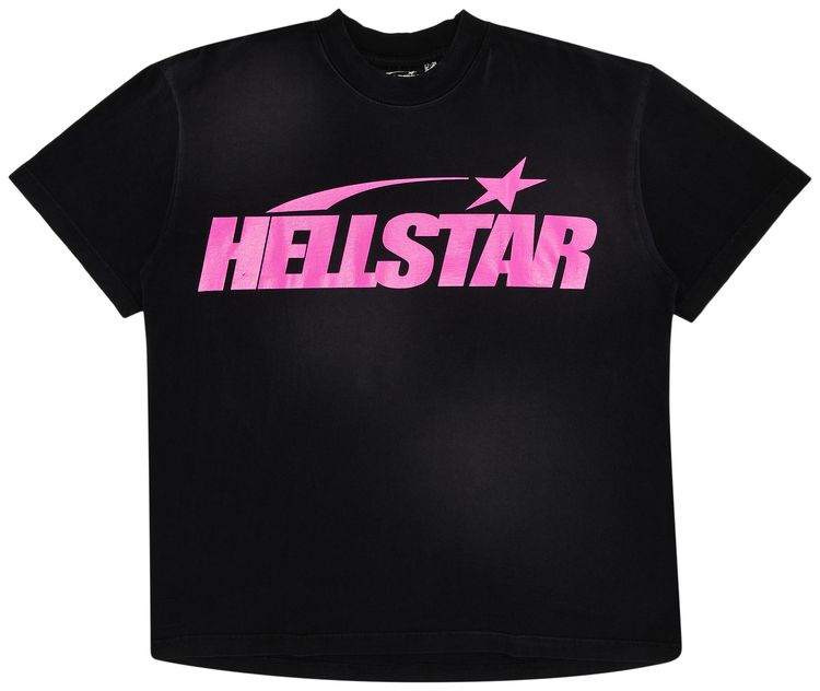 Hellstar Classic T Shirt Regular Print BlackPink