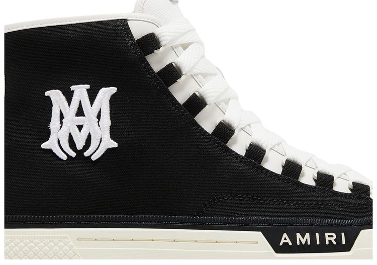 Amiri MA Logo Court High Black White