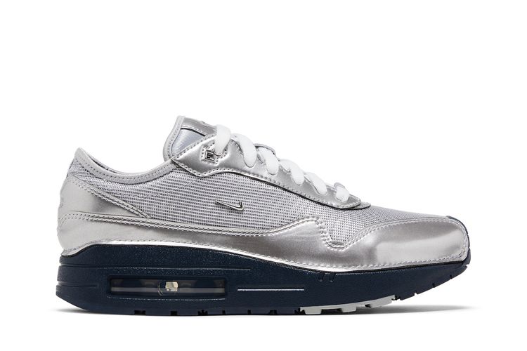 Air Max 1 Metallic Silver/Metallic Silver/Midnight Navy