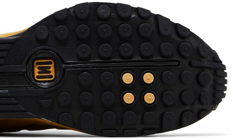 Nike Wmns Shox R4 Black Metallic Gold