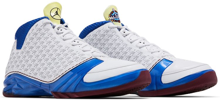 Air Jordan 23 White Blue Maroon Sample