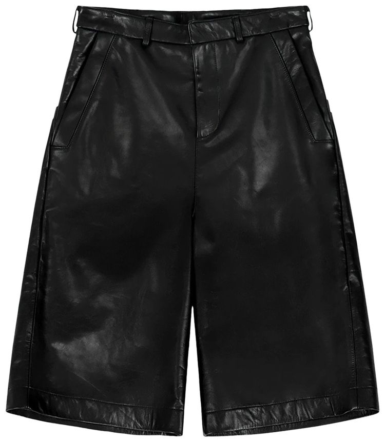 Entire Studios Area Short Black Leather