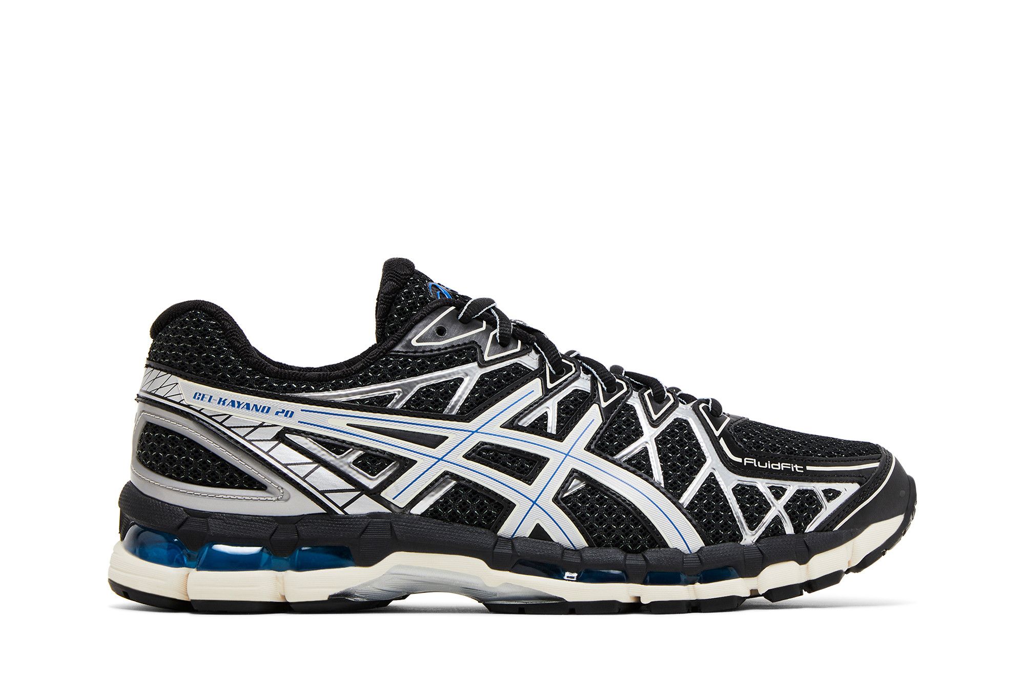 Buy Asics Gel Kayano 20 'Black Silver Blue' - 1203A388 001 | GOAT