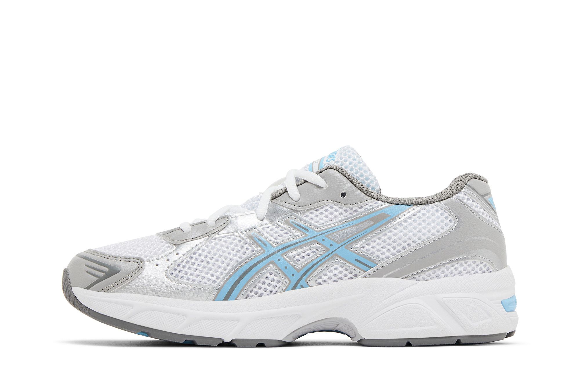 ＳＯ ASICS Gel 1130 Grade School Running Shoes White Arctic Sky