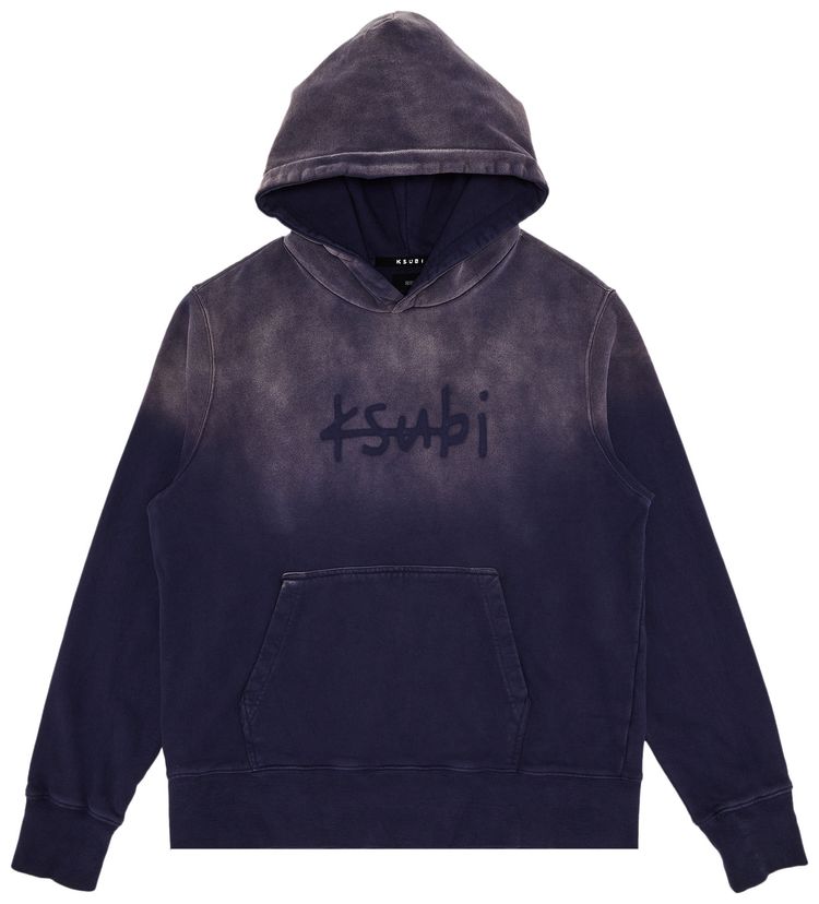 Ksubi Heritage Kash Iced Neptune Hoodie Blue