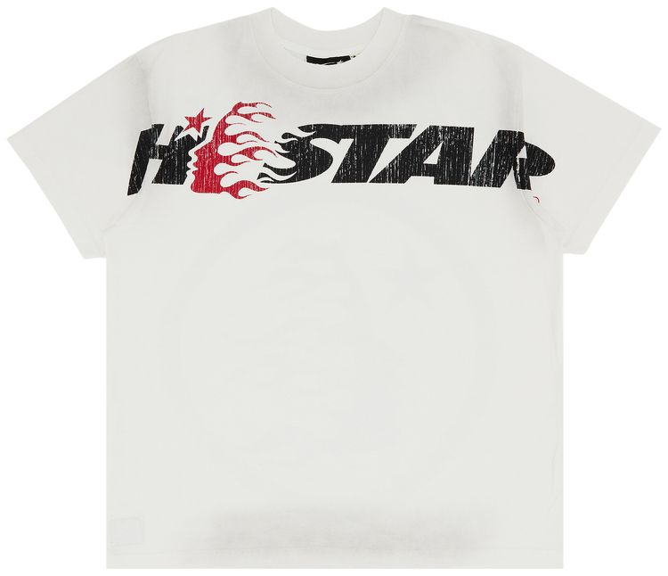Hellstar Studios Cartoon Logo T Shirt Grey