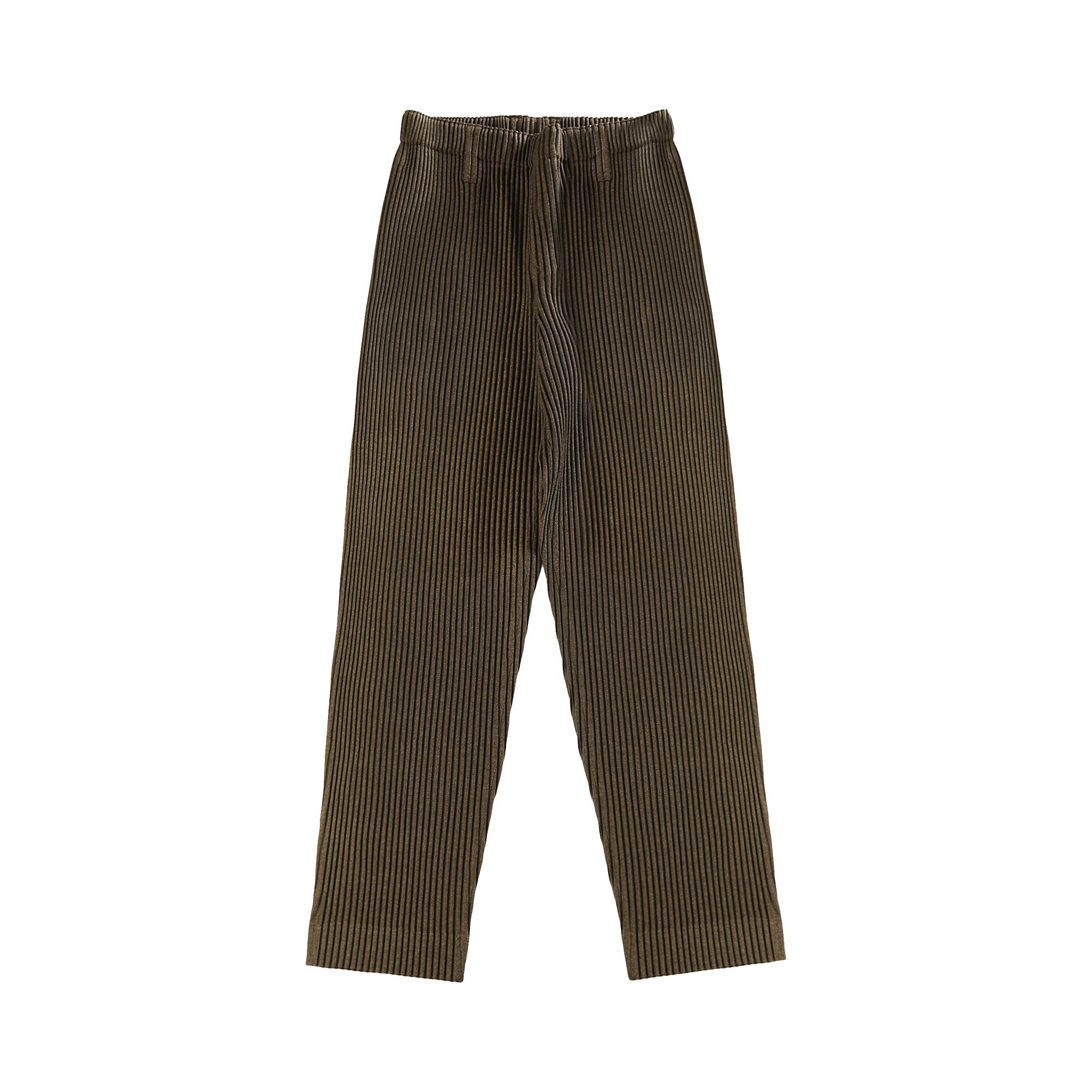 Buy Homme Plissé Issey Miyake Wool Like Light Pant 'Khaki