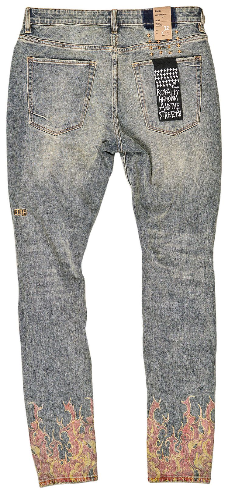 Ksubi Van Winkle Stage Dive Trashed Indigo