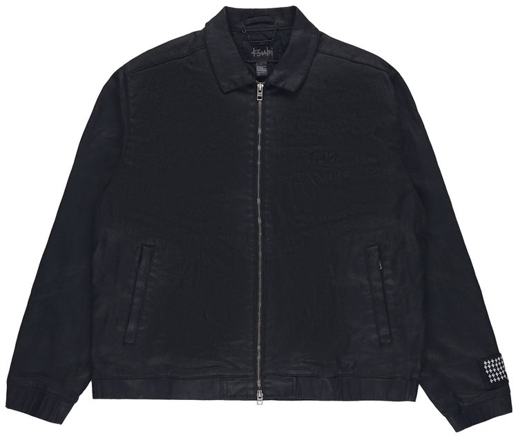 Ksubi Raider Harrington Jacket Waxed Black