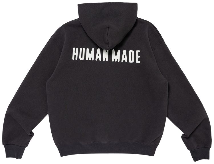 Human Made Classic Zip Up Hoodie Black