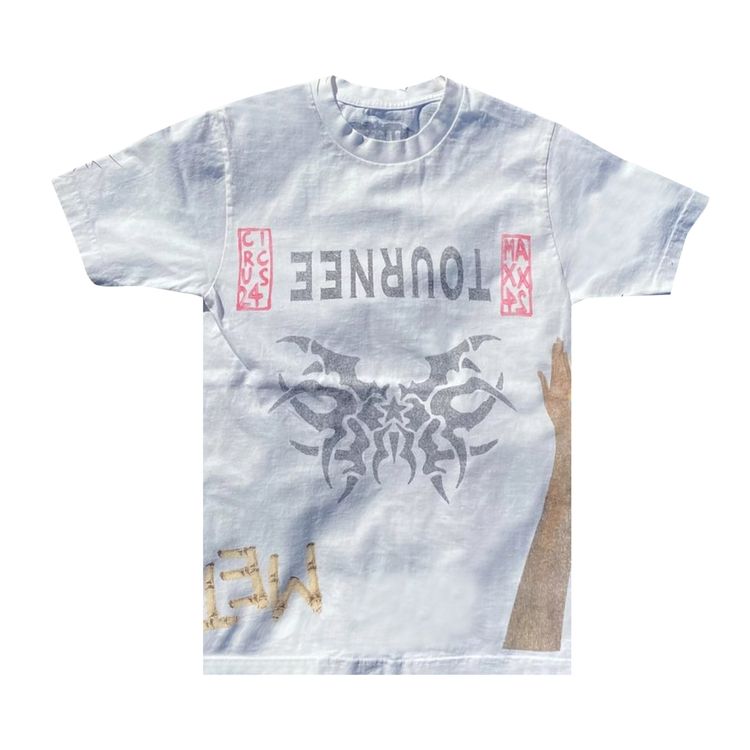 Cactus Jack by Travis Scott Metlife Tournee Tee Vintage White